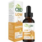 Simply CBD Oil Liquid Gold Drops with Turmeric and Black Pepper - 600mg - Natural Flavour - 30ml