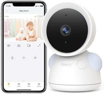 ARENTI 3MP Baby Monitor, WiFi 6 Smartphone App, Night Vision, Cry Detection, Temp & Humidity Sensor, 2-Way Audio (D3 Camera Only)