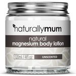 Magnesium Body Lotion [Natural & Vegan] - Topical Magnesium Cream Lotion Support for Sleep, Bone, Heart & Muscle Health - Unscented - Made in UK & Safe for Kids