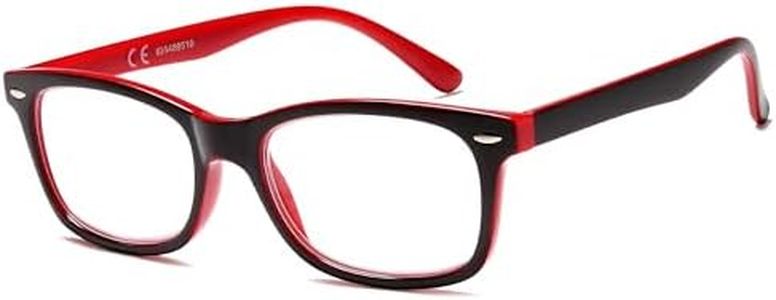 NEW VISION Gafas Presbicia Hombre, Gafas Lectura Iman, Estilo CláSico, Marcos Ligeros, ProteccióN UV400 Gafas De Lectura, Gafas Para Ordenador Hombre Mujer NV056 (+1.50,Rojo)