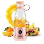 PRH Basics USB Juicer Bottle | Electric Mixer Blender | Smoothie Maker & Grinder For Fruits, Drinks, Shakes | USB Rechargeable Juicer Cups For Home, Baby Food, Travel, Gym and Office - Color may vary