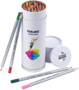 FUNLAVIE Colored Pencils 48 Coloring Pencils Premium Professional Art Drawing Pencil for Adults Coloring Book