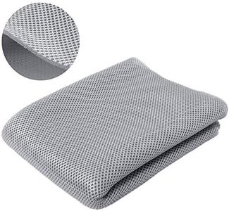 NOMACY Silver Gray Speaker Grill Cloth Stereo Mesh Fabric for Speaker Repair - 55 x 20 Inch (140 x 50 Centimeter)