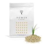 MOOWY Power Lawn Fast Growing Grass Seed 100 m² - Premium Quality UK Grass Seeds with Aquasaver™ Biostimulant Coating for 38% More Germination - Super Resilient & Durable Lawn Seed