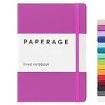 PAPERAGE Lined Journal Notebook, (R