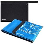 Navaris Foldable Yoga Mat for Travel - 1.5mm Thick Exercise Mat for Yoga, Pilates, Workout, Gym, Fitness - Non-Slip Folding Portable Mat