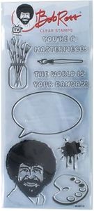 ExcelMark Bob Ross Clear Stamp Set (Set 1)