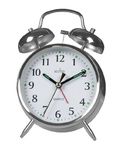 Acctim 12997 Saxon Quartz Alarm Clock, Chrome