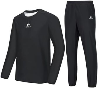 HOTSUIT Sauna Suit Men Anti Rip Sweat Suits Gym Boxing Workout Jackets Pants