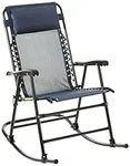 Amazon Basics Foldable Rocking Chair - Blue