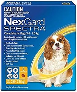 Nexgard Spectra Chewables for Dogs 3.6-7.5 kg (Pack of 6)