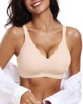 OEAK Womens Wireless Bras Push Up S