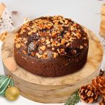 WINNI - Premium Chocolate Walnut Cake For Happy Birthday, Engagement & Valentine Gift | Celebration Tea & Plum Cake Box Hamper| Tea Cake | Anniversary Gift