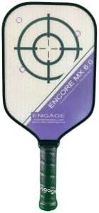 EP Engage Encore MX 6.0 Pickleball Paddle, LITE Weight 7.5-7.8 oz (Purple, 4 3/8" inch Grip)