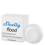 Shelly Flood Wireless Flood Sensor with Temperature Measurement, Home Automation, Drip and Leak Alarm Underfloor Heating Control, Compact design, Easy to use Battery life up to 18 months