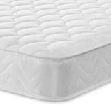 Extreme Comfort Cooltouch Ortho-Shell Hybrid Memory Foam & Pinna-Coil Bonnell Innerspring Memory Foam Mattress Plush Feel, White, 18cms Deep, 3ft Single Mattress - 90cm by 190cm)