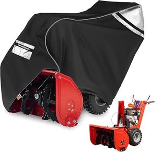 NEVERLAND Waterproof Snow Blower Cover - 600D Snowblower Covers Outdoor Heavy Duty, Snow Thrower Universal Size Fit 62''L x 33"W x 52"H, Compatible with EGO,Honda, Ariens, Craftsman and Toro