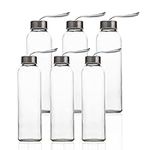SureSave Glass Water Bottles with S
