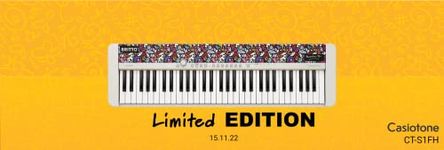 Casio CT-S1FH Romero Britto Limited Edition 61-Note Touch Responsive Keyboard