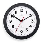 Acctim 74313 Parona, Black Radio Controlled Wall Clock