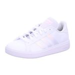 adidas Women's Grand Court Base 2.0 Shoes, Cloud White/Cloud White/Clear Pink, 5 UK