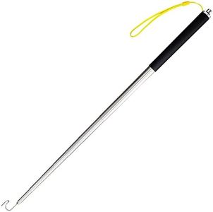 AHRYLXY Telescoping Pole with Hook Magnetic Pickup Grabber Tool, Telescopic Push Pull Rod Wire Grabber Tool Fish Stick, Telescopic Magnetic Pick-Up Tool