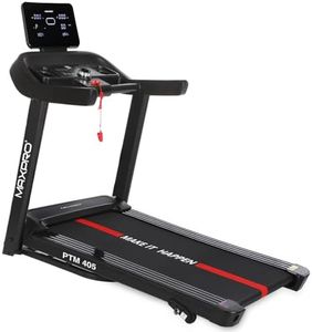 MAXPRO Force 4.5 HP Peak DC Motor Folding Treadmill for Home use,Free Diet Plan,Max.Speed 14km/hr,Max. User Weight 110kgs,Fit Show App Support,Running Machine with LED Display (PTM405)
