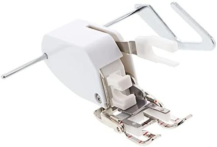 Sewable Open Toe Walking Foot with Adjustable Guide | Fits Low Shank Sewing Machines - Brother, Janome, Singer, and More | Even Feed Foot for Quilting and Sewing Multiple Layers