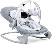 Chicco Hoopla Hammock with Play Bow Rocking System and Reducer 0-18kg Denim Grey (Titanium)