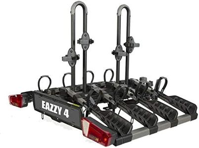 Buzzrack - Eazzy 4 - Porte-vélo Pliable sur attelage - 4 vélos
