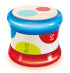 Hape Baby Drum | Colourful Rolling Drum Musical Instrument Toy For Toddlers, Rhythm & Sound Learning, Battery Powered