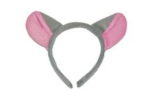 GIZZY® Girls Grey and Pink Mouse Ears on Head band.