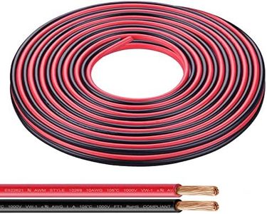 iGreely Flexible 10 Gauge Wire 30 Feet Stranded Oxygen Free Copper Electrical Wire for Solar Panel Automotive Car Marine Boat Speaker LED Light Wiring 10 AWG