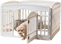 IRIS USA Dog Playpen, 4-Panel 24" P