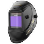 TOOLIOM Welding Helmet, True Color Auto Darkening 1/1/1/1 Large Viewing 3.94"x 3.27" Welder Mask Hood with Weld/Grind/Cut Mode for TIG MIG/MAG MMA Plasma Grinding