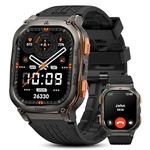 KOSPET TANK M3 Ultra Smart Watch for Men,Built in GPS,480mAh Extra-large Battery,5ATM&IP69K Waterproof,1.96'' AMOLED HD Display AI Voice Assistant Rugged Military Full Metal Body Smartwatch