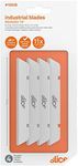 Slice 10538 Extra Long Industrial Blade, Advanced Ceramic, Ideal for Insulation, Batting, Foam, Finger-Friendly Safety Blade, Lasts 11x Longer Than Metal, Rounded Tip (4 Pack)