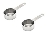 Browne (1190MC-025) 1/4 Cup Stainless Steel Measuring Cup (Pack of 2)