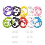 Earbud 10pcs Corded Headsets Earbud Earbud Earbud Earbuds Bulk Accessories for Mobile Phone iPhone