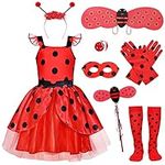 Latocos Ladybug Dress Costume for G