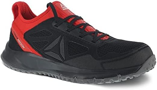 Reebok Mens All Terrain Work Safety Toe Trail Running Work Shoe, Black, 10.5 US