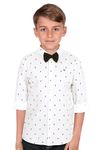 Allen Solly Junior Kids Apparel Animal Print Regular Shirt (ABSF31901799_White 7-8 Years)