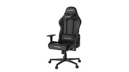 DXRacer P Series Gaming Chair, Premium PVC Leather Racing Style Office Computer Seat Recliner with Ergonomic Headrest and Lumbar Support (Full Black)