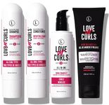 Love Ur Curls Ultra-Defining Curl Kit - Simplified Curly Hair Routine - Hydrating & Repairing - Vegan & Cruelty-Free - with Irish Sea Moss, Aloe Vera & Shea Butter for Extra-Defined, Healthy Curls.