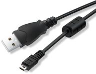 LEAGY USB Battery Charger Data Sync Cable Cord for Sony Camera Cybershot DSC-W800 W810 W830 W330 s/b/p/r