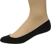 Polo Ralph Lauren Men's Socks Polyester/Spandex Blend 3 Pairs Dress Liners, Non-Slip Heel Black (6-12.5 M US), Black