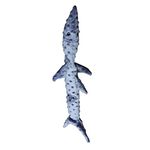 Ethical Pets 54095 Skinneeez Extreme 3 Squeaker Stuffing Free Dog Toy, 25", Shark, Grey