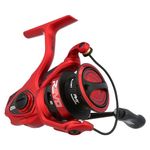 Abu Garcia Spinning Reel, Revo Rocket Spinning Reels, Predator Fishing, Fresh water Angler, Perch, Pike, Zander, Black/Red, 7.6:1 Gear Ratio, Robust & Lightweight, 10+1 Bearing Count, 30