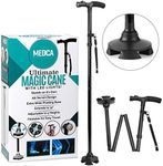 Walking Cane with Led Light - Adjus