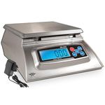 My Weigh KD8000 8kg x 1g Kitchen Scale with Bakers Percentage Feature and UK Mains Adaptor